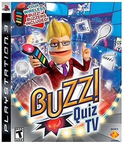 Sony Buzz Quiz TV with Buzzers Refurbished PS3 Playstation 3 Game